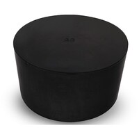 コクゴ KOKUGO 天然ゴム栓 黒 No.28 82×77×45