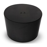 コクゴ KOKUGO 天然ゴム栓 黒 No.23 67.5×60.5×45