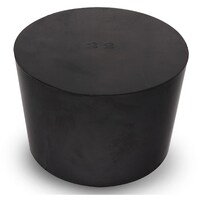 コクゴ KOKUGO 天然ゴム栓 黒 No.22 64.5×57×44.5