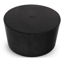 コクゴ KOKUGO 天然ゴム栓 黒 No.26 77.5×71×42