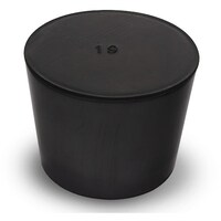 コクゴ KOKUGO 天然ゴム栓 黒 No.19 56×48×44