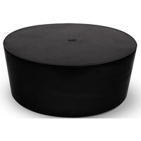 コクゴ KOKUGO 天然ゴム栓 黒 No.40 125×115×50