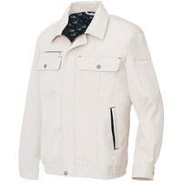 アイトス アイトス 長袖ブルゾンB(男女兼用)AZ6560 ベージュ×ブラック M AZ6560002M 1着