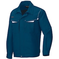 アイトス アイトス 長袖ブルゾンA(男女兼用)AZ6550 フォレストネイビー×シルバーグレー M AZ6550088M 1着