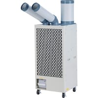 ナカトミ NAKATOMI 【2025年メーカー今季完売】 スポットクーラー冷媒ガスR32 三相200V 2口首振り機能付 SPC48S 1台