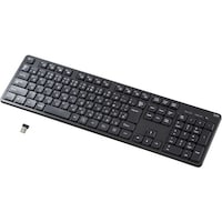 サンワサプライ SANWA ワイヤレス静音キーボード SKBWL37BK 1台