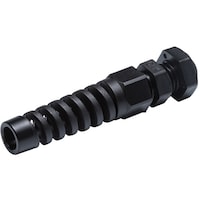 タカチ電機工業 タカチ スパイラルケーブルグランド RSPシリーズ ブラック 適合電線径3ー6mm RSP106B 1個