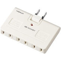 ヤザワコーポレーション YAZAWA 雷サージ付アンダータップ3個口白