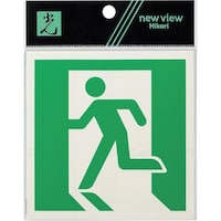 ヒカリ 光 キャリエーターピクトサイン 非常口 CL51132 1枚