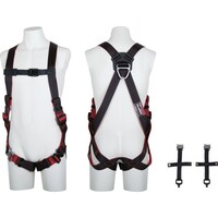 藤井電工 TSUYORON レヴォハーネス ハーネス本体のみ 黒・赤 LLサイズ 柱上作業用 TH564OTBKRLLJANBX 1本
