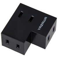 ヤザワコーポレーション YAZAWA 耐トラ付Lタップ3個口黒 Y02FSU300BK 1個