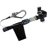 藤井電工 TSUYORON 胴ベルト型墜落制止用器具(巻取タイプ)ロック機構なし リトラ 黒 Lサイズ 幅50MM×長さ1400MM ワンタッチバックル仕様