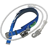 藤井電工 TSUYORON ワークポジショニング用器具 柱上安全帯 FCー21 青 Lサイズ ロープ下側通過タイプ WPFC21BL5LJANBP 1本