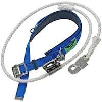 藤井電工 TSUYORON ワークポジショニング用器具 柱上安全帯 FCー11 青 Lサイズ ロープ下側通過タイプ
