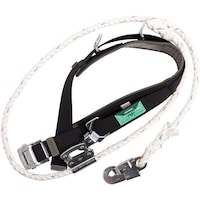 藤井電工 TSUYORON ワークポジショニング用器具 柱上安全帯 FCー21 黒 Lサイズ ロープ下側通過タイプ WPFC21BLKLJANBP 1本