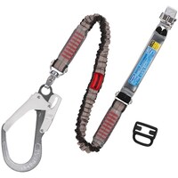 藤井電工 TSUYORON フルハーネス用ランヤード シングルランヤード 伸縮式ノビロン(SL) THLNV93SV33SLR23JANB 1本