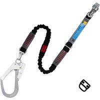 藤井電工 TSUYORON フルハーネス用ランヤード シングルランヤード 伸縮式ノビロン(BK) THLNV93SV33KSBKR23JA 1本