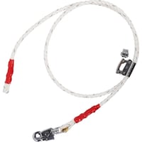 藤井電工 TSUYORON ワークポジショニング用器具用ロープ金具 FC512W ビニロン 三つ打ち ワイヤ芯入り 直径16mm×長さ3000mm WPFC512WLY300JANBX 1本