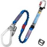 藤井電工 TSUYORON フルハーネス用ランヤード シングルランヤード 伸縮式ノビロン(BL) THLNV9921KSBLR23JANB 1本