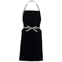 アイトス アイトス 胸当てエプロン(コードレーン配色)AZ8651 ブラック F AZ8651010F 1着