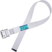 藤井電工 TSUYORON 胴ベルトのみ スチールスライドバックル 白 Sサイズ 幅50MM×長さ1100MM TUBL90NWSBP 1本