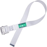 藤井電工 TSUYORON 胴ベルトのみ アルミスライドバックル 白 Sサイズ 幅50MM×長さ1100MM TUBNS5NWSBP 1本