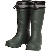 カジメイク カジメイク 長靴 6499 ホットエアーラバーブーツ ダークグリーン 3L