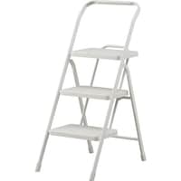 アイリスオーヤマ IRIS 踏台・椅子・ディスプレイラック 299955 折りたたみステップ3段 ニュアンスグレー