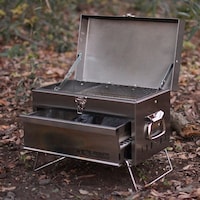 ワールドツール アストロプロダクツ AP コンパクトツールボックス形ステンレスBBQコンロ