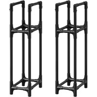 アイリスオーヤマ IRIS 299836 省スペースタイヤラック軽自動車用 ブラック STK377B 1S(2台)