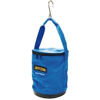 ジェフコム JEFCOM 電工カルバケツ(プラスチック底・フタ付)