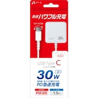 エアージェイ airJ PD30W対応AC充電器直付けTYPEC WH