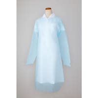 ハクゾウメディカル ハクゾウメディカル ハクゾウプラスチックガウンGP 親指フックタイプ ブルー 15枚/箱 3087616 1箱