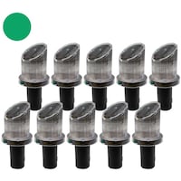 岡潮 岡潮 LED保安灯サンフィットソーラー(グリーン) 10個セット