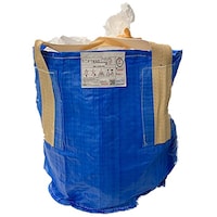 グリーンクロス グリーンクロス コンテナバッグ 丸型 容量100L 青色 耐荷重100kgタイプ 排出口無し 10枚セット 6300052854 1式(10枚)