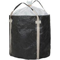 グリーンクロス グリーンクロス 水切りコンテナバッグ 丸型 容量1000L 耐荷重1000kgタイプ 排出口あり 10枚セット 6300052888 1式(10枚)