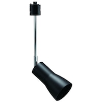 ヤザワコーポレーション YAZAWA セード付スポットライト ロングE26電球なし黒 LCX25E262LBK 1個