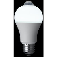 ヤザワコーポレーション YAZAWA A形LED 60W相当 昼光色 センサー付き LDA8DGP2 1個