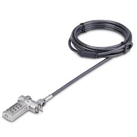 Startech StarTech セキュリティーワイヤーロック/2m/4桁ダイヤル式/標準スロット対応/盗難防止 ノートパソコン コンビネーション錠 UNIVC4DLAPTOPLOCK 1箱(1個)