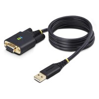 Startech StarTech USB RS232Cシリアル変換ケーブル/クロス/USB 2.0/1m/1ポート/ESD/シリアルコンバーター 1P3FFCNBUSBSERIAL 1袋(1本)