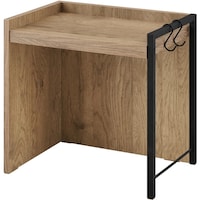 アイリスオーヤマ IRIS 201979 伸縮レンジ上ラック ブラック/アッシュブラウン