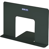 オープン工業 OP ブックエンド ワイドタイプ 2枚1組 黒色