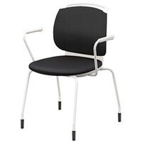 NAIKI ミーティングチェアー(肘付) E480型 ルント runto E483FKH3BKD 1脚