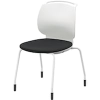 NAIKI ミーティングチェアー(肘無) E480型 ルント runto E482FH3BKD 1脚