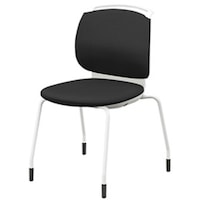 NAIKI ミーティングチェアー(肘無) E480型 ルント runto E482FKH3BKD 1脚