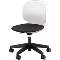 NAIKI ミーティングチェアー(肘無) E480型 ルント runto E484FH3BK 1脚