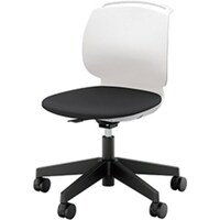 NAIKI ミーティングチェアー(肘無) E480型 ルント runto E484FH3BKD 1脚