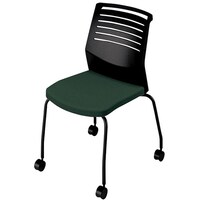 NAIKI ミーティングチェアー(肘無) E290型 オセディア osedia E290FCB1PDGR 1脚