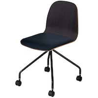 NAIKI ミーティングチェアー(肘無) E460型 リベイク libake E462FBCM14PMBK 1脚