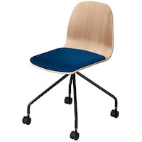 NAIKI ミーティングチェアー(肘無) E460型 リベイク libake E462FBCM15POB 1脚